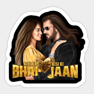 Bhai jaan Salman khan artwork Sticker